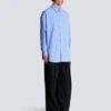 Relaxed shirt with stripes
