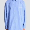 Relaxed shirt with stripes