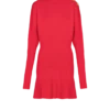 Short flared knit dress
