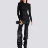 Short sequin dress in crocodile knit