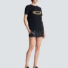 Short-sleeved Balmain Chain print T-shirt