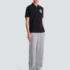 Short-sleeved College Emblem polo
