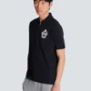 Short-sleeved College Emblem polo