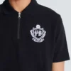 Short-sleeved College Emblem polo