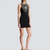 Stars embroidered short dress