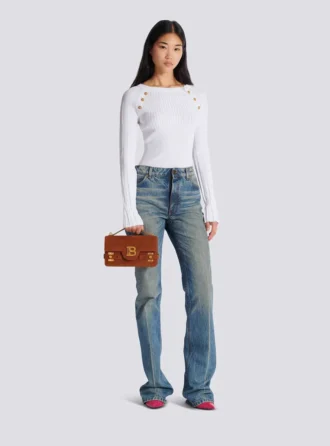 Suede B-Buzz Shoulder 24 bag