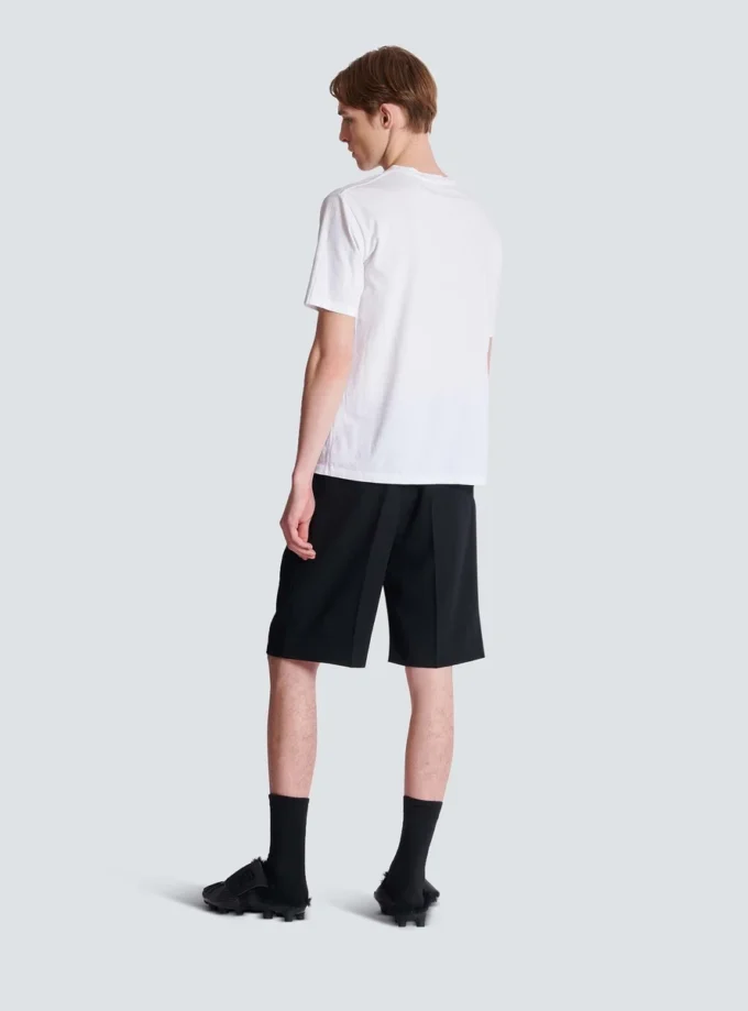 T-shirt with Balmain Paris print