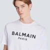 T-shirt with Balmain Paris print