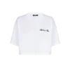 T-shirt with Balmain Signature embroidery