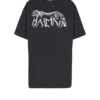 T-shirt with leopard print