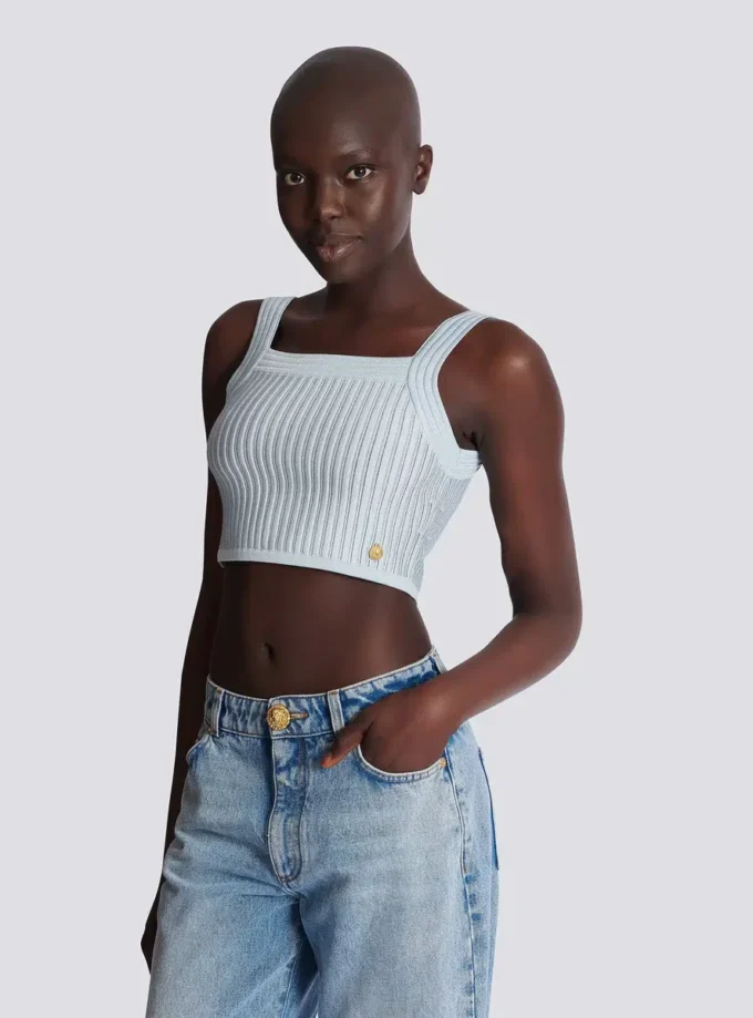 Textured knit top
