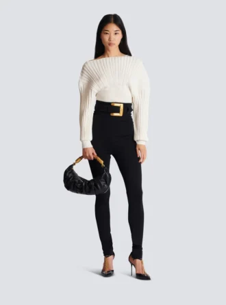 Tube-knit jumper