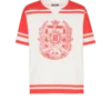 Varsity T-shirt with Balmain Écusson print