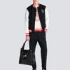 Varsity T-shirt with Balmain Écusson print
