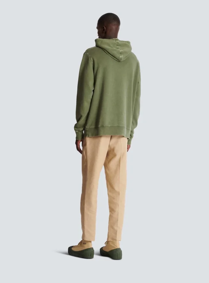 Vintage Balmain embroidered hoodie