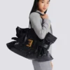 XL Anthem bag in embossed crocodile-print calfskin XL Anthem bag in embossed crocodile-print calfskin