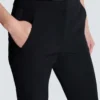 Zipped slim-fit grain de poudre trousers Zipped slim-fit grain de poudre trousers
